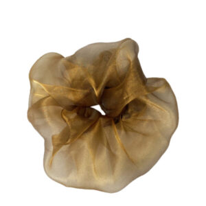 Cocobella ORGANZA SCRUNCHIE GOLD