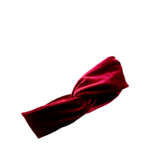 cocobella VIOLA VELVET HEADBAND SOFT VIININPUNAINEN